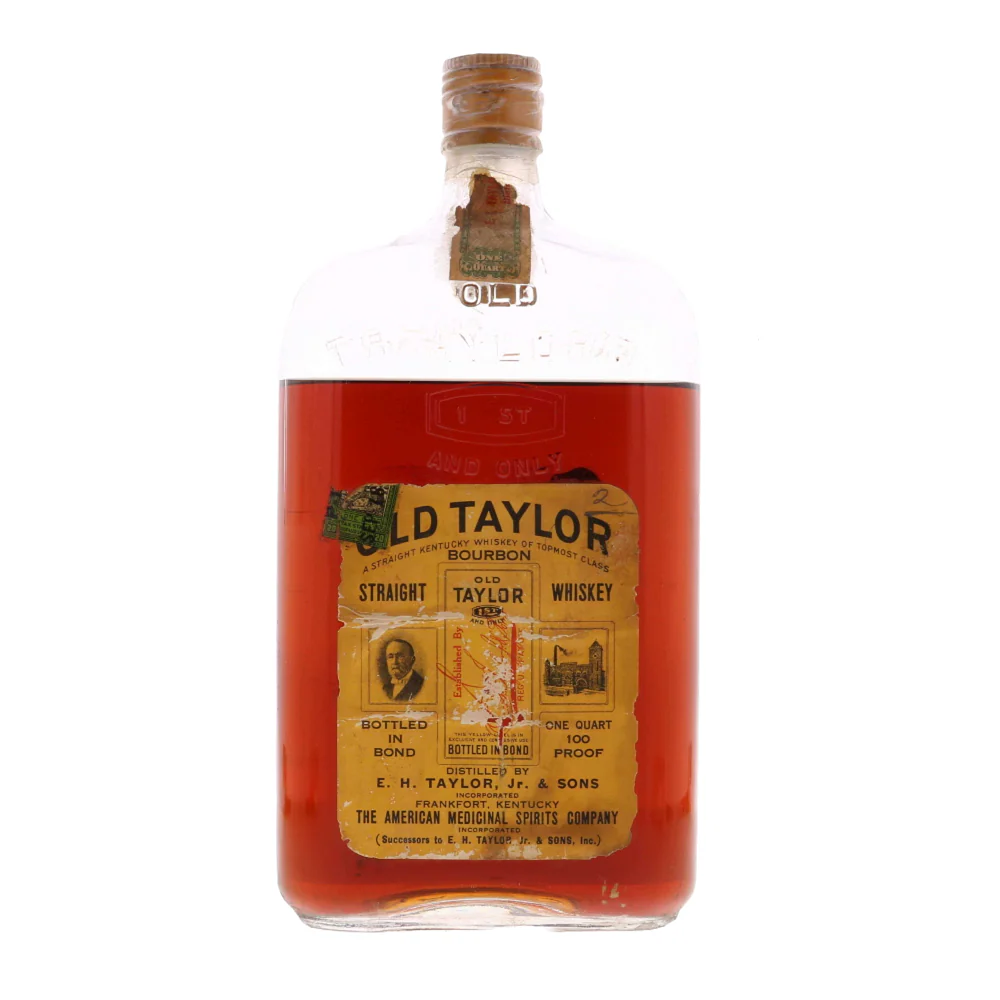 Old Taylor 1915 Prohibition Era American Medicinal Spirits Co / Full Quart