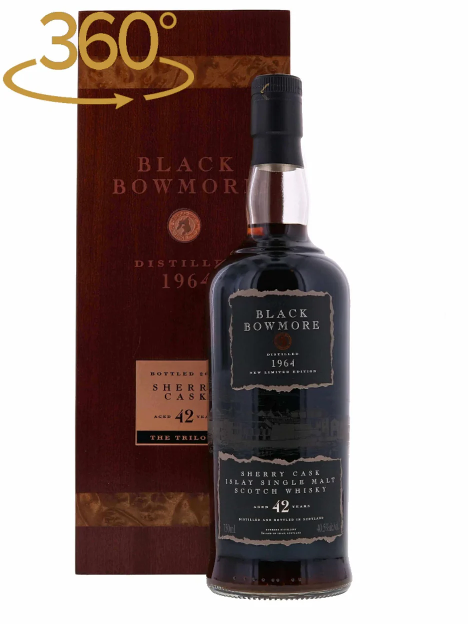 Bowmore Black Bowmore 1964 42 Year Old The Trilogy