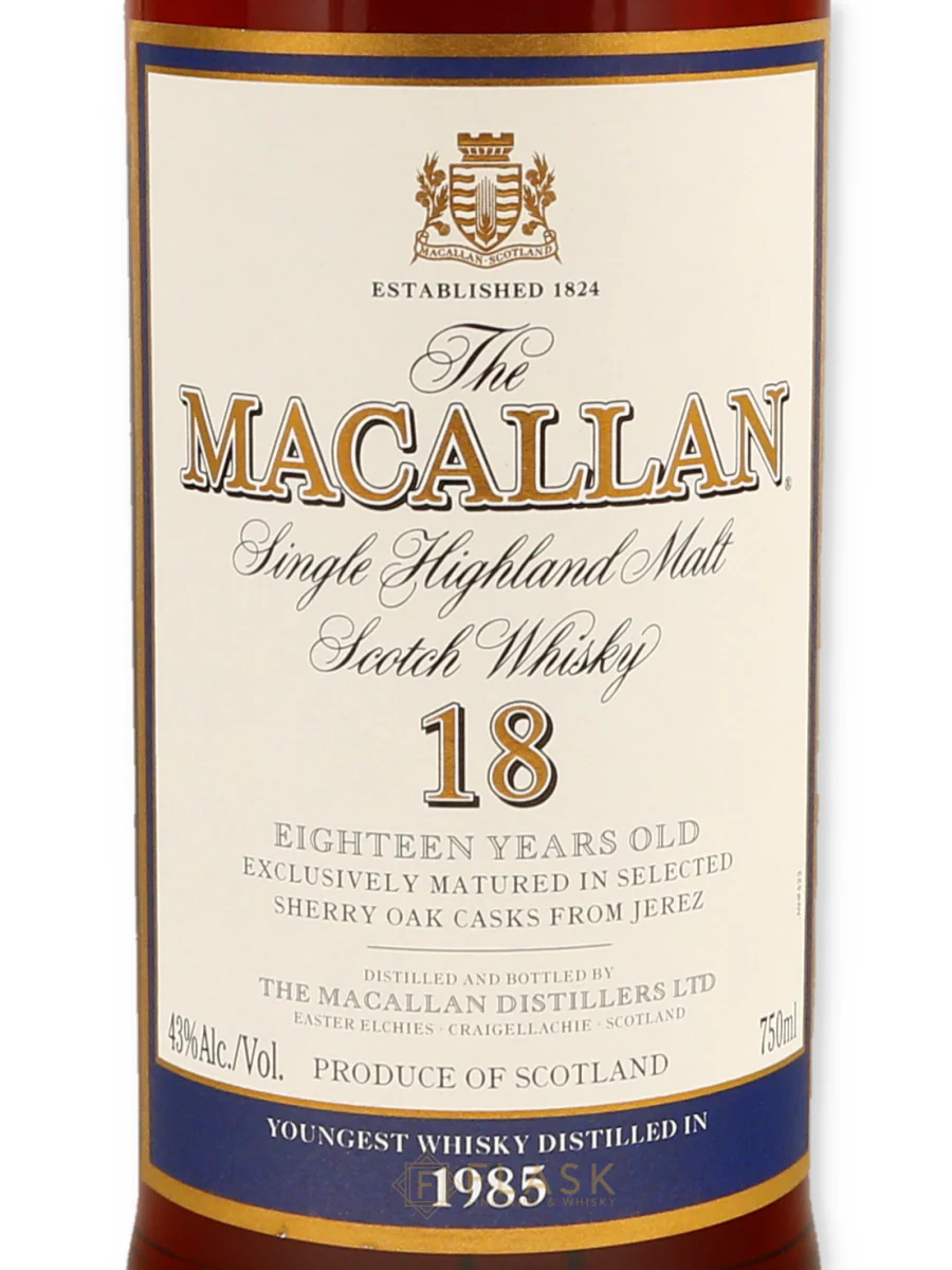 Macallan 18 Year Sherry Oak 1985 [Original Tube] - Image 3