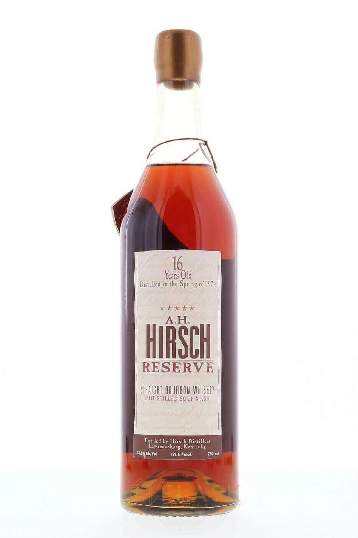 A.H. Hirsch Reserve 1974 16 Year Old Bourbon Gold Wax - Image 3
