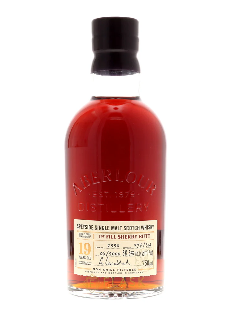 Aberlour 19 Year Old First Fill Sherry Cask #2330 Single Malt Scotch - Image 2