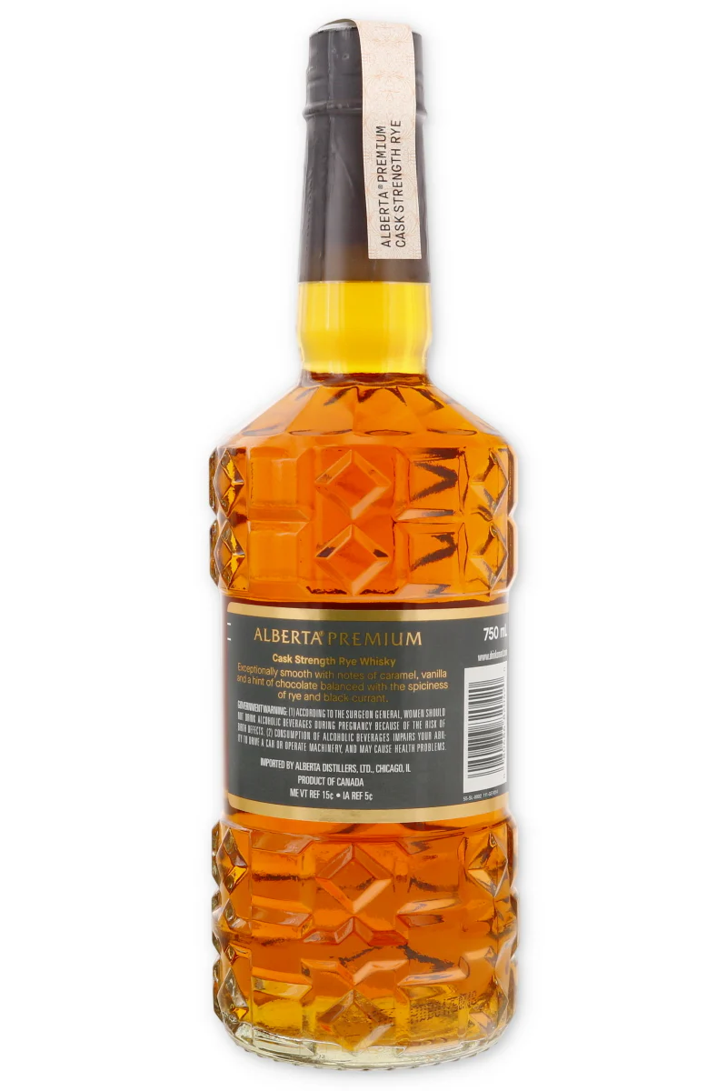 Alberta Cask Strength Limited Edition Canadian Rye Whiskey 63.7% - Image 2