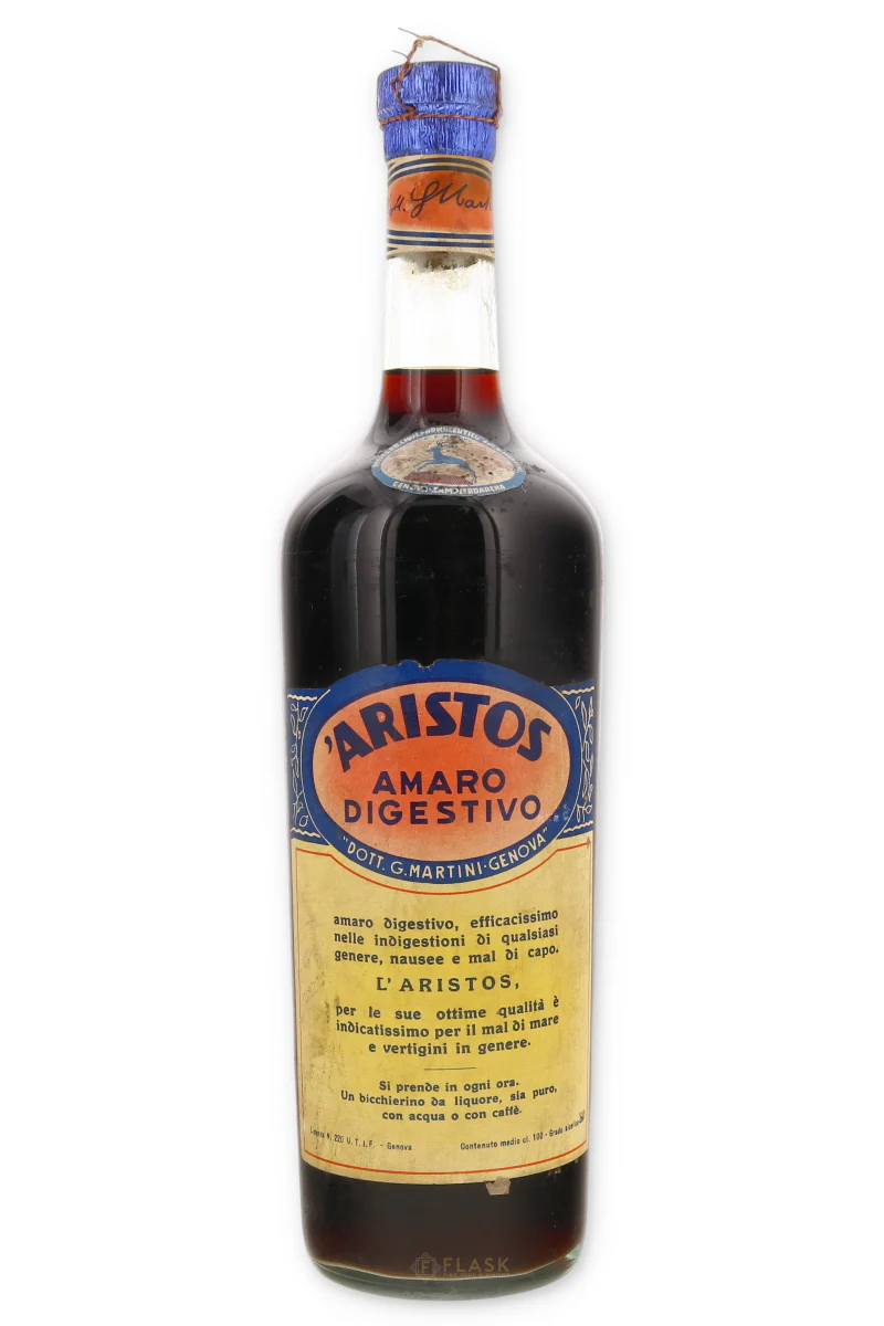 Amaro Aristos Vintage Liqueur 1 Liter 1940s / 1950s