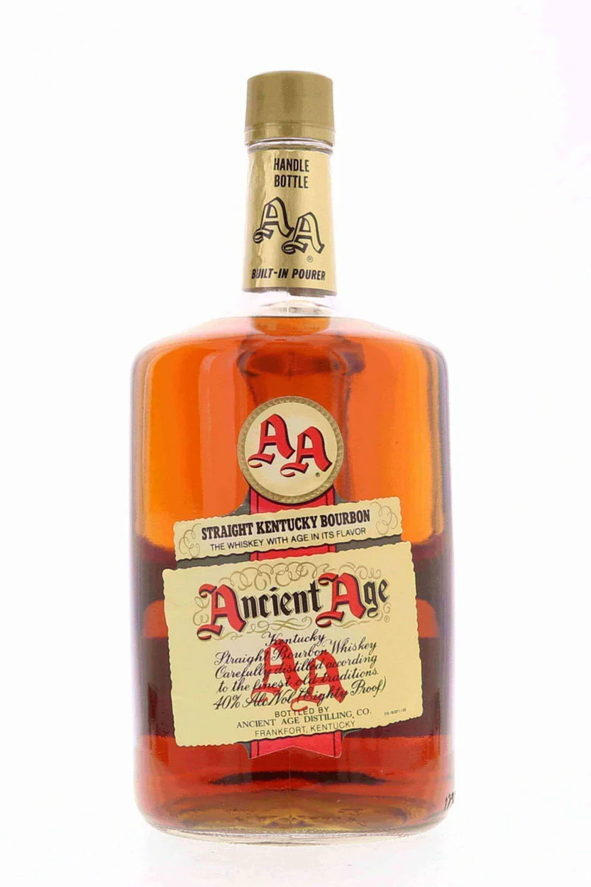 Ancient Age Straight Kentucky Bourbon Handle Bottle 1.75 Liter Bottled 1991