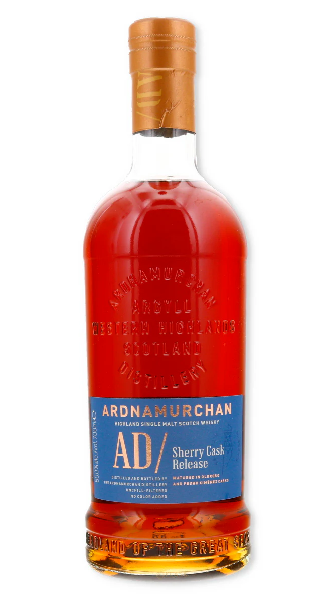 Ardnamurchan AD/ Sherry Cask Release Highland Single Malt Scotch 700ml