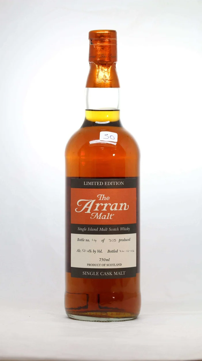 Arran Malt 2002 Limited Edition Single Cask Single Island Malt Scotch Whisky 116.8 Proof - Image 2