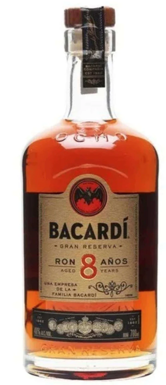 Bacardi Rum Gold Reserva Ocho 8 Year
