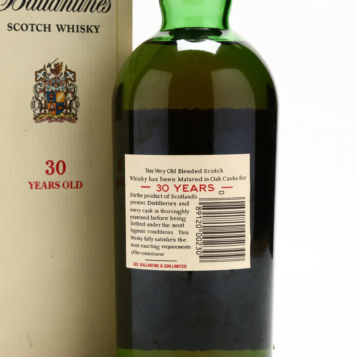 Ballantines 30 Year Old Scotch Whisky 1980s - Image 3