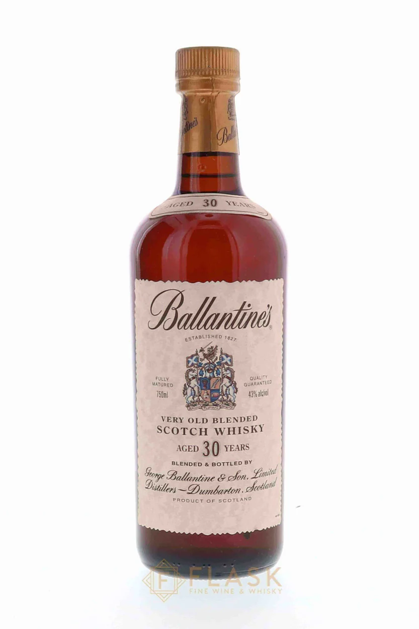 Ballantines Scotch Whisky 30 Year Old Bottled 1990s