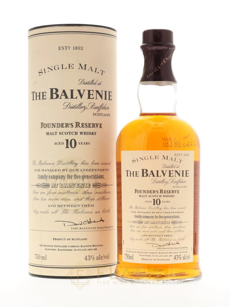 Balvenie 10 Year Old Founder's Reserve Old Release