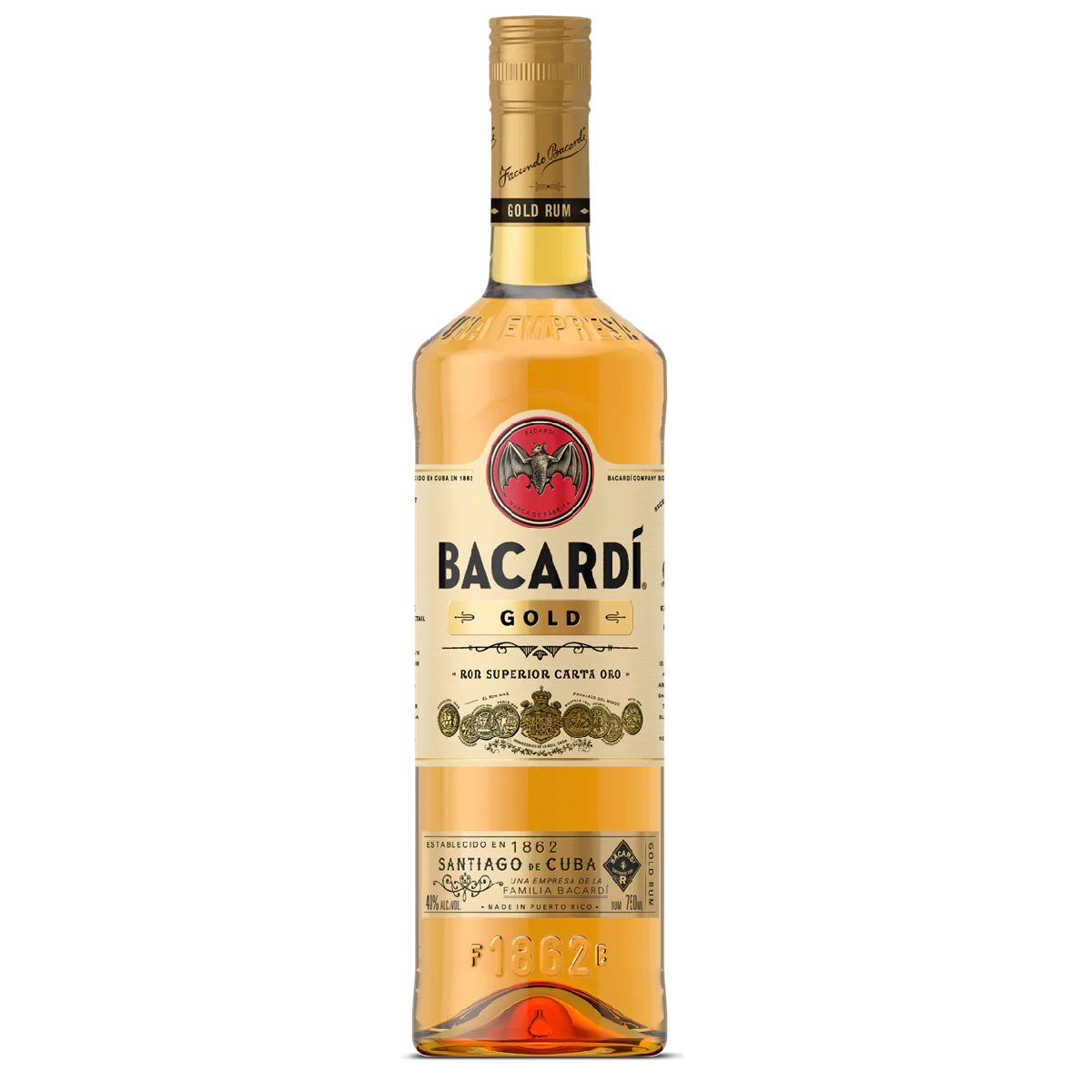 Bacardi Gold Rum 750ml