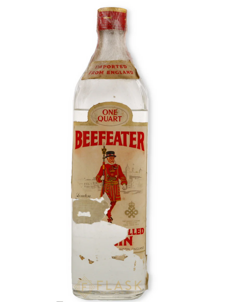 Beefeater London Dry Gin 94 Proof 1970s 1 Quart