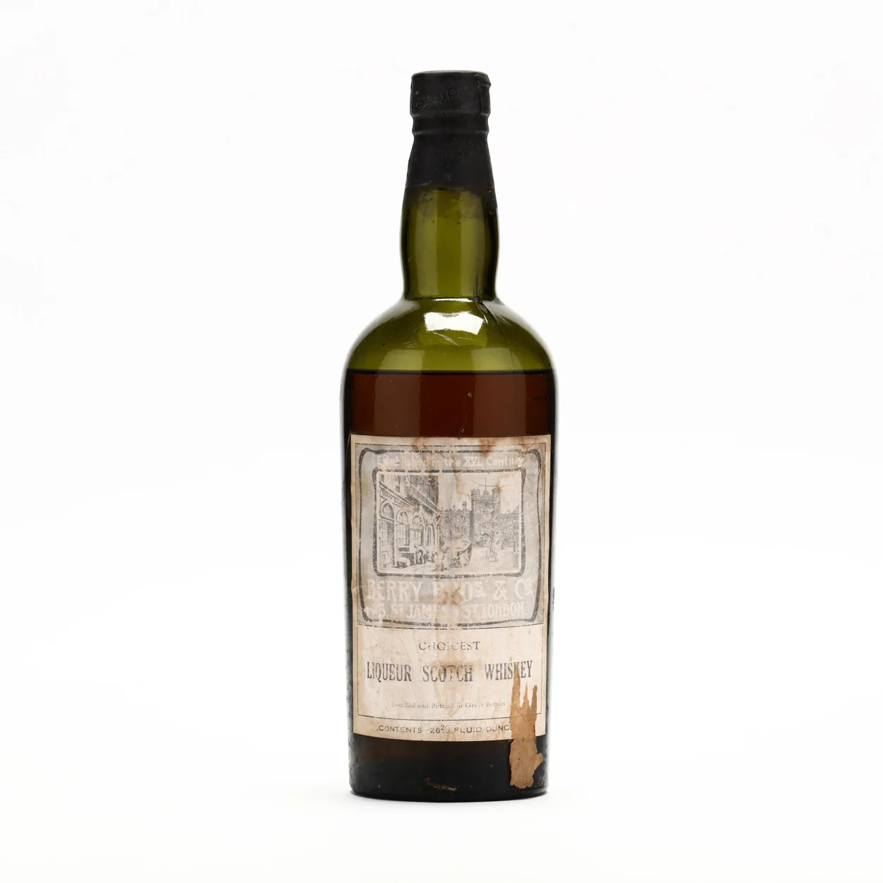 Berry Brothers & Co. Choicest Liqueur Scotch Whisky 1920s