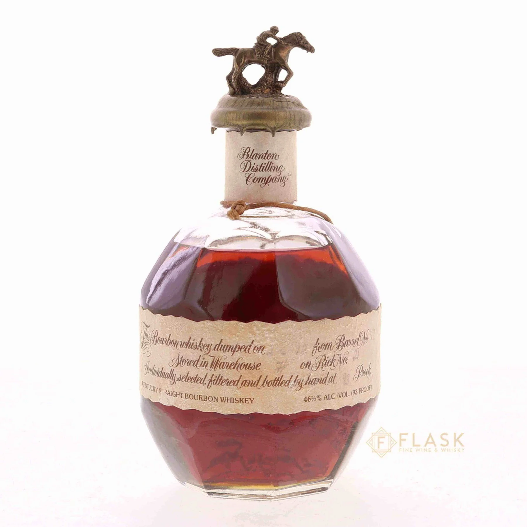Blantons Bourbon bottled 02/06/ 1992