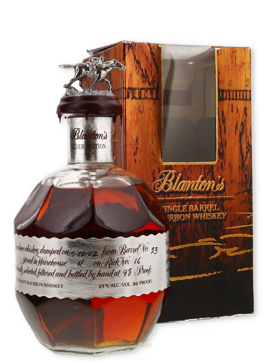 Blantons Silver Edition Bourbon 2002 With Box