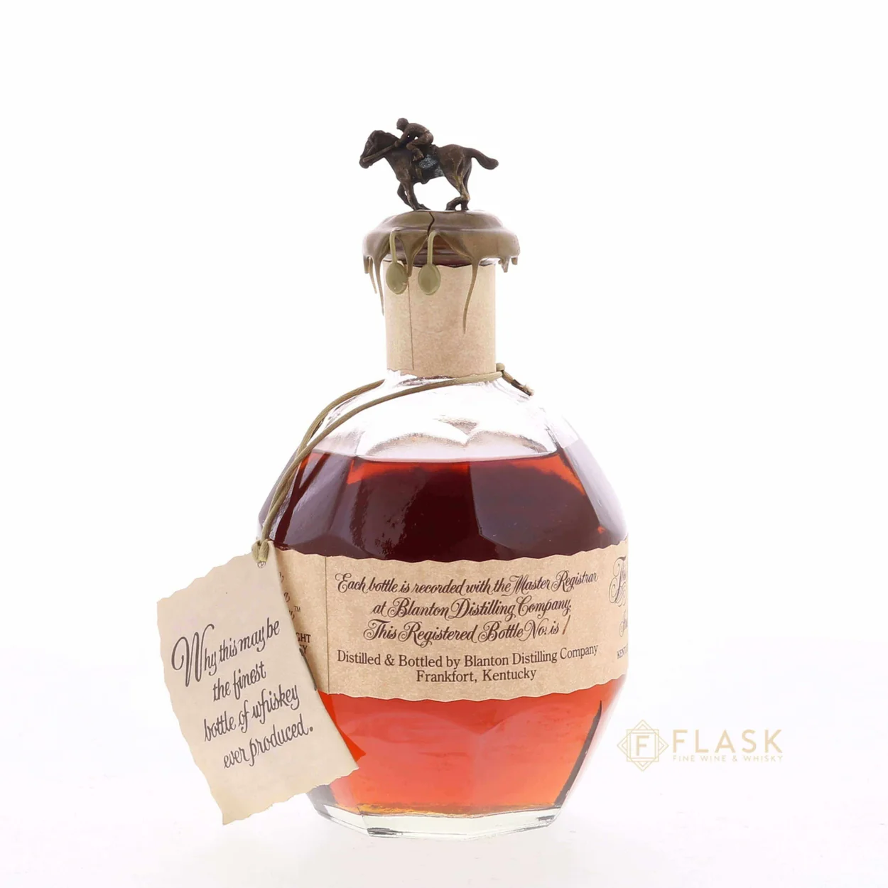 Blantons Single Barrel Bourbon Bottled in 1989 - Image 2