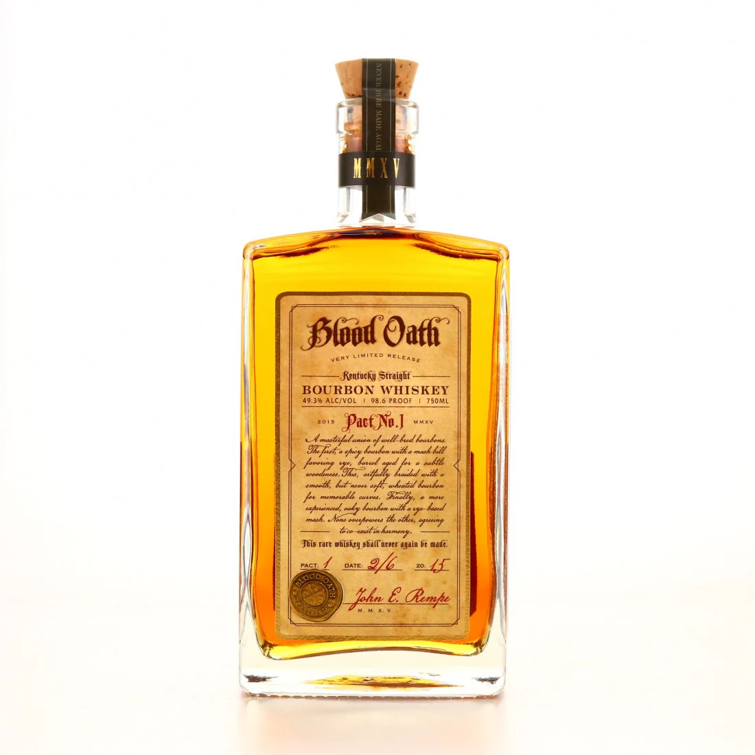 Blood Oath Pact No. 1 Kentucky Straight Bourbon - Image 3