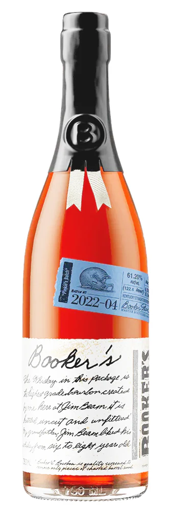 Bookers Bourbon 2022-04 Pinkies Batch 122.4 Proof