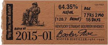 Bookers Bourbon Batch 2015-01 Big Man Small Batch - Image 2