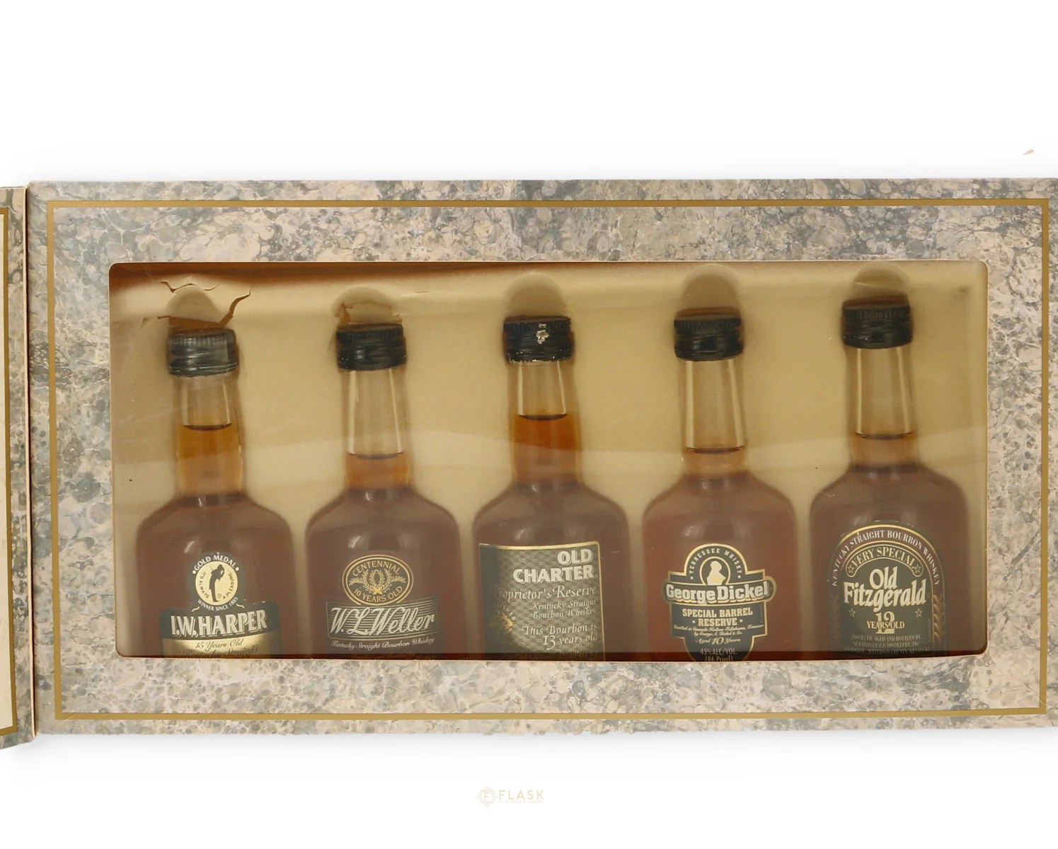 Bourbon Heritage Collection 5 Bottle Miniature Set (5x50ml Bottles) - Image 2