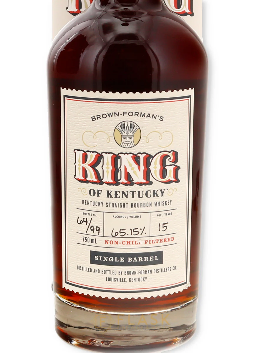 Brown Forman King of Kentucky 15 Year Old Single Barrel Bourbon #7 2022 Release 1 of 99 - Image 2