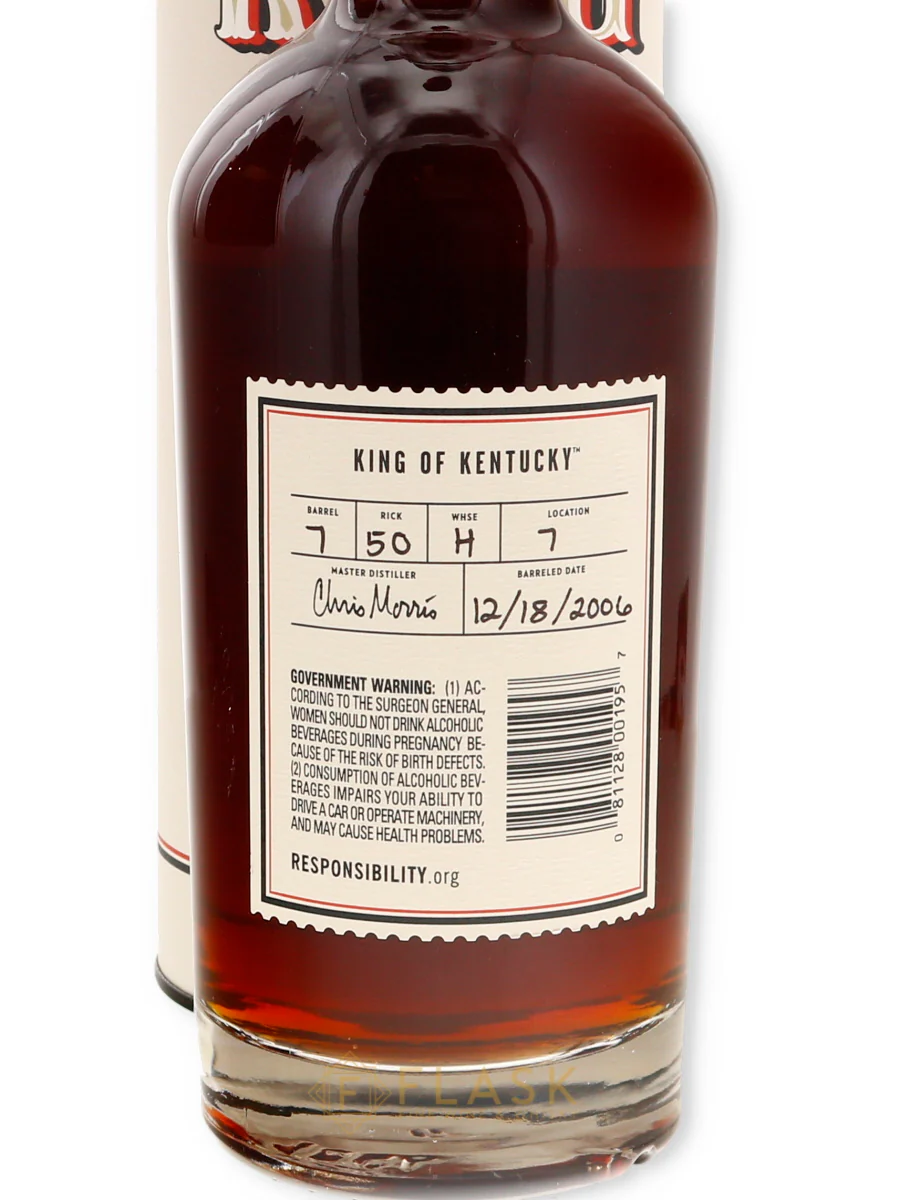 Brown Forman King of Kentucky 15 Year Old Single Barrel Bourbon #7 2022 Release 1 of 99 - Image 3