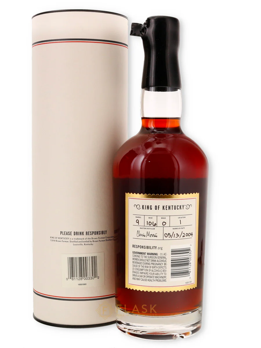 Brown Forman King of Kentucky 18 Year Old Single Barrel Bourbon [#9, 1 of 28] - Image 2