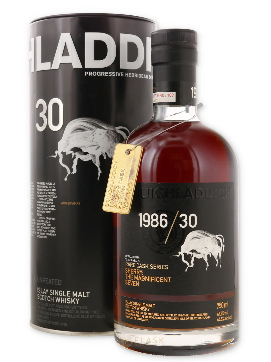 Bruichladdich 1986 30 Year Old Rare Cask Series The Magnificent Seven