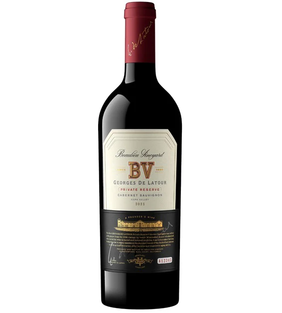 BV Georges de Latour Private Reserve Cabernet Sauvignon Napa Valley 2021