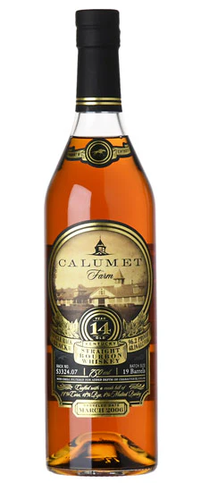 Calumet Farm 14 Year Old Bourbon Single Rack Black March 2006