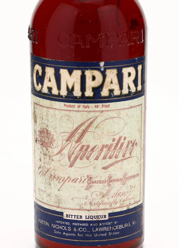 Campari Vintage Bottled 1970s / Austin Nichols US Import 1 Quart - Image 2