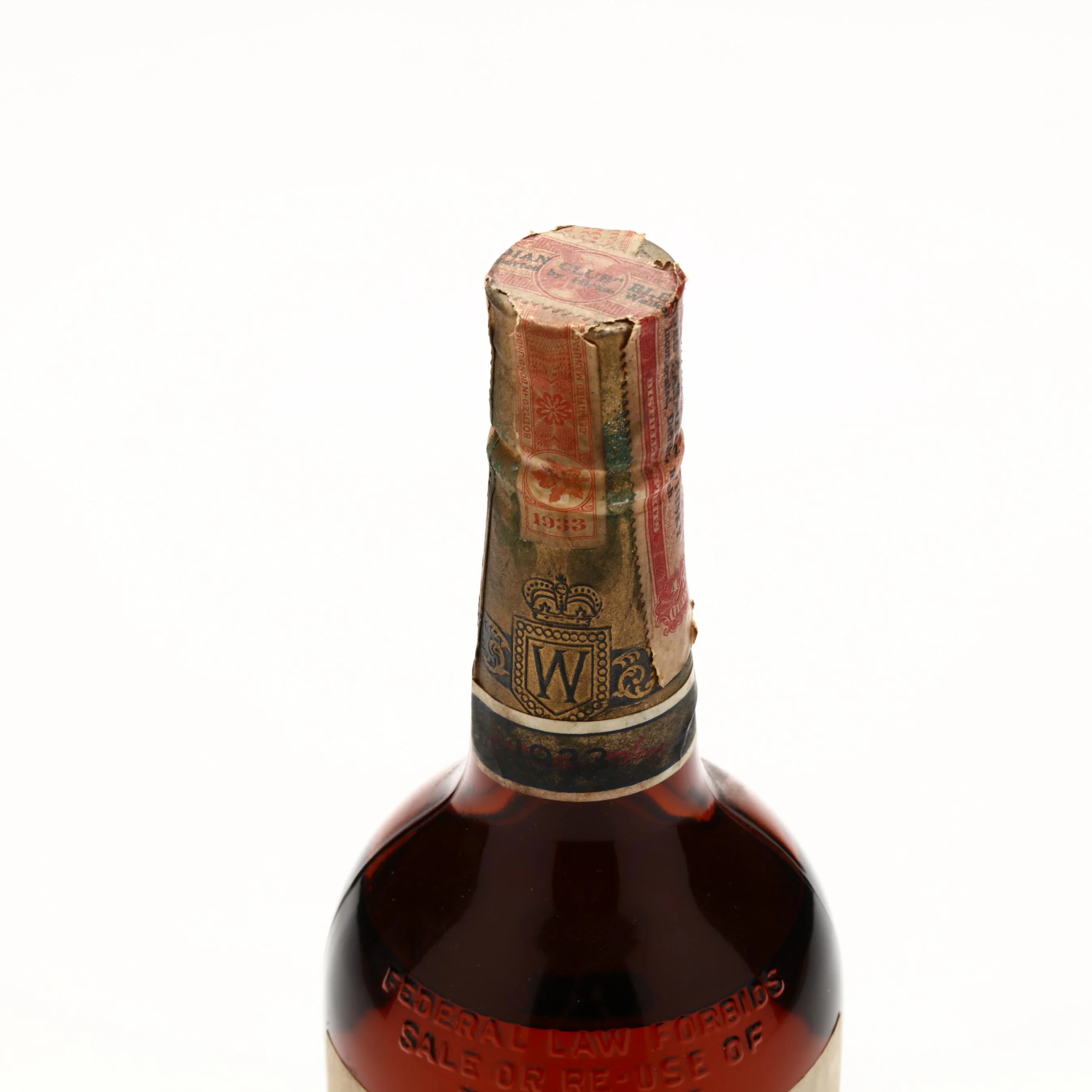 Canadian Club Vintage Canadian Whisky 1933 - Image 3