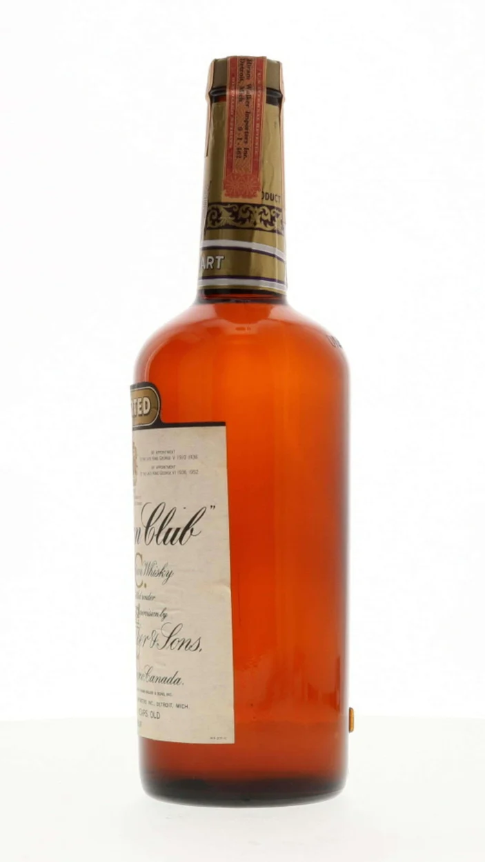 Canadian Club Whiskey 1970 One Quart - Image 2