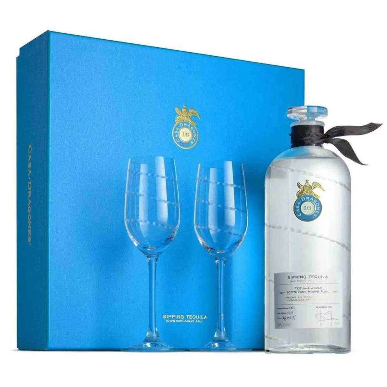Casa Dragones Joven Tequila Gift Set with Riedel Glasses - Image 2