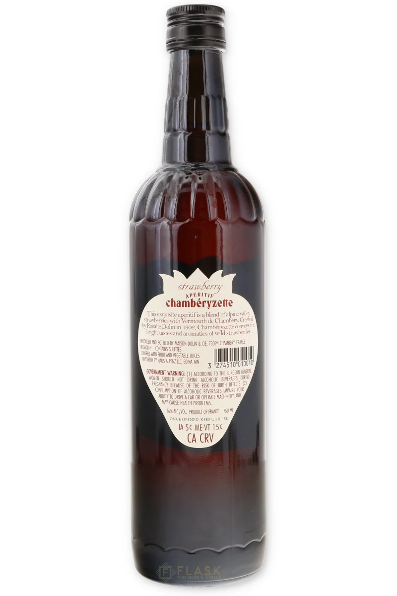 Chamberyzette Strawberry Aperitif 750ml - Image 2