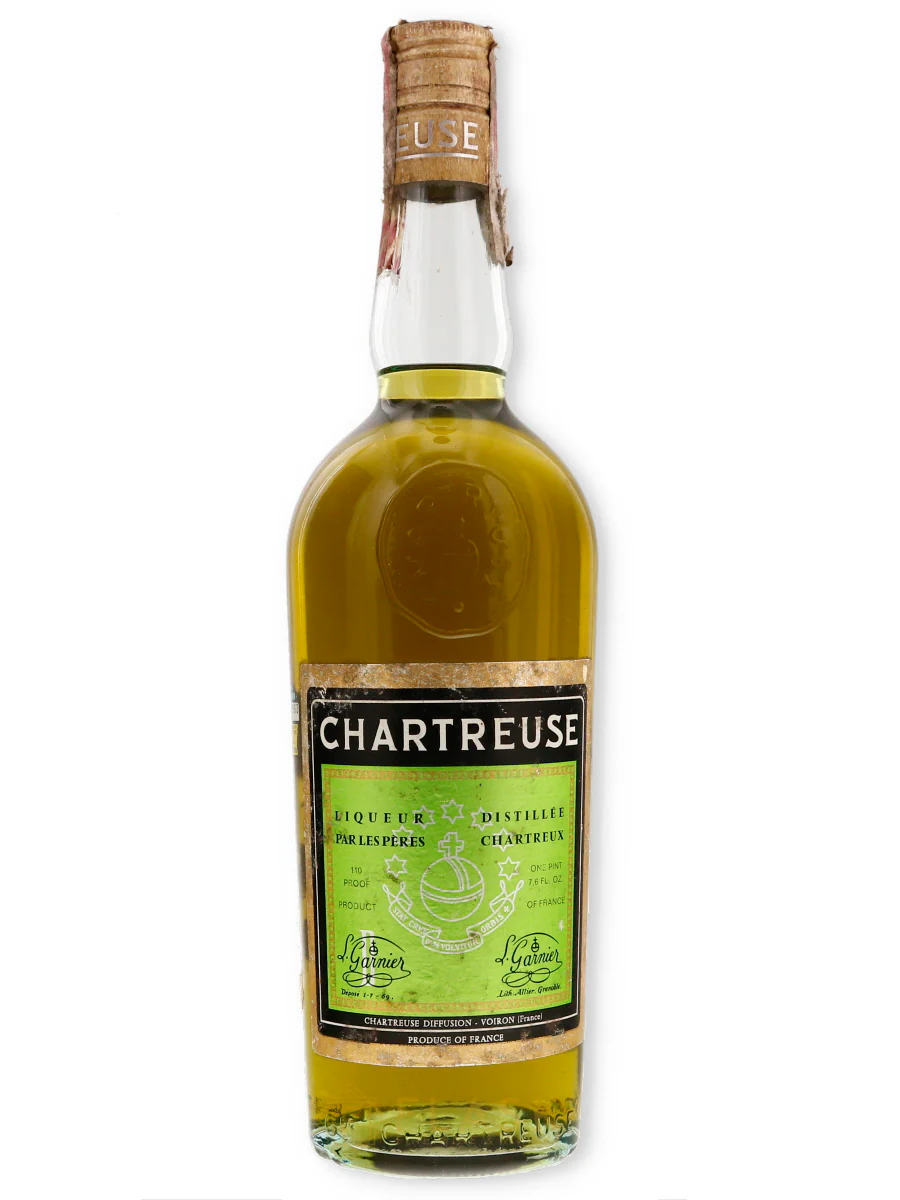 Chartreuse Voiron Green Vintage 1960s [Scuffed Label]