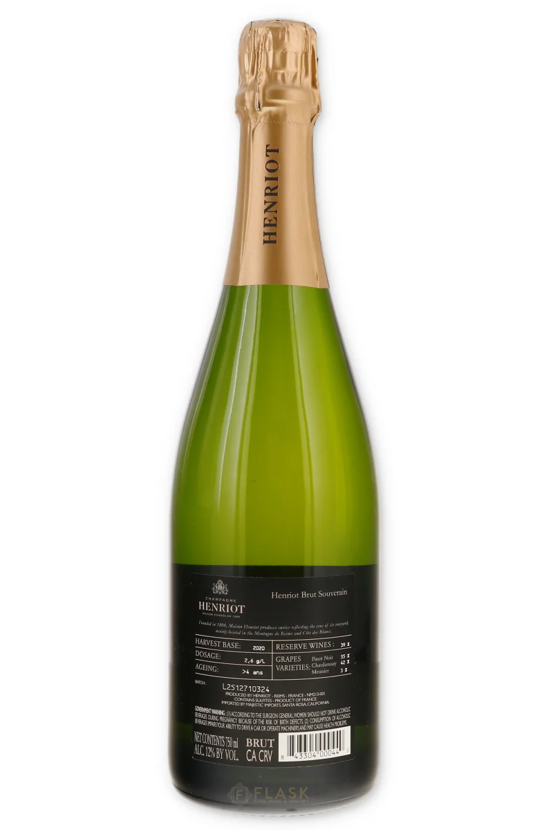 Henriot Champagne Brut Souverain NV - Image 2