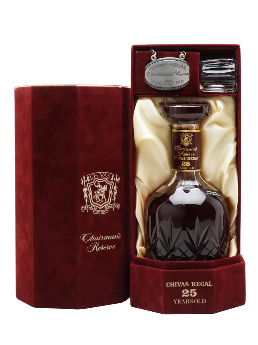 Chivas Regal 25 Year Old Chairman's Reserve II 1980s