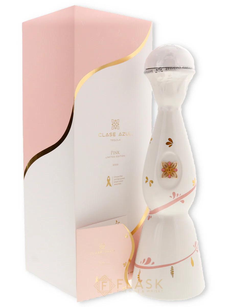 Clase Azul Pink Breast Cancer Awareness Joven Limited Edition Tequila 2022 1 Liter