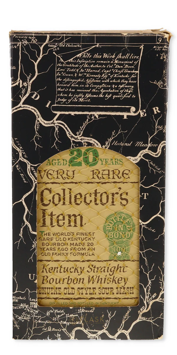 Collector's Item Bourbon 1955 Bottled in Bond 20 Year Old 100 Proof - Image 3