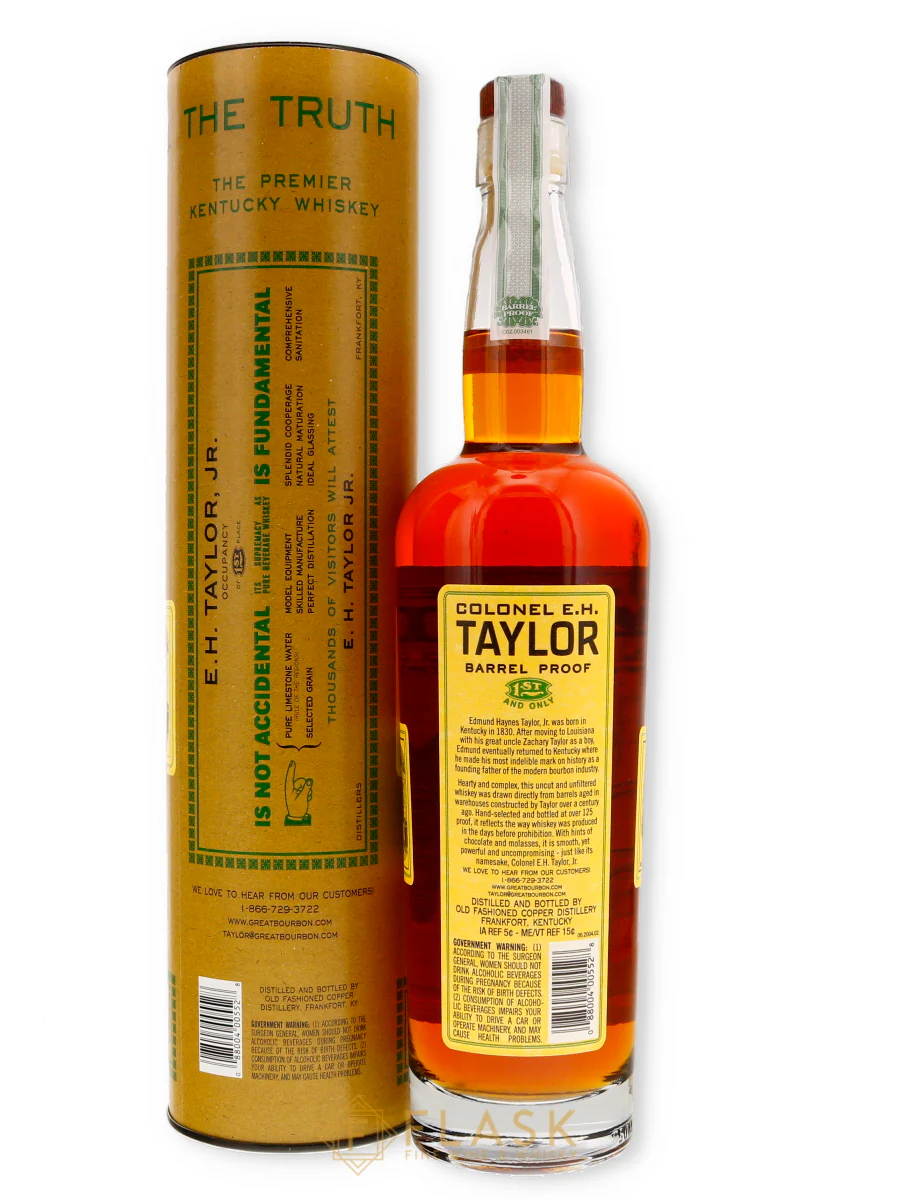 Colonel E.H. Taylor Barrel Proof Bourbon 129.0 Proof Batch 11 2022 - Image 2