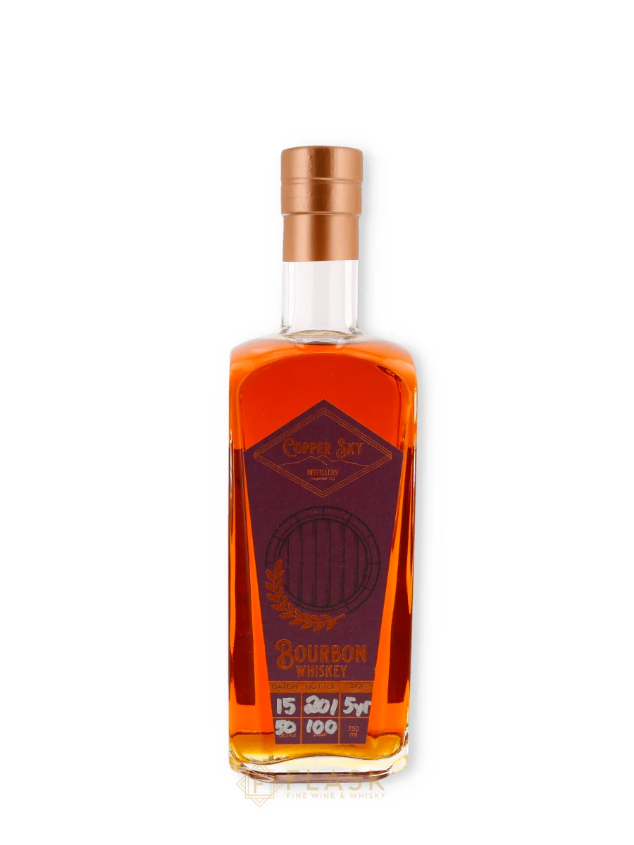 Copper Sky Bourbon Whiskey Batch 15 5yr 100 proof