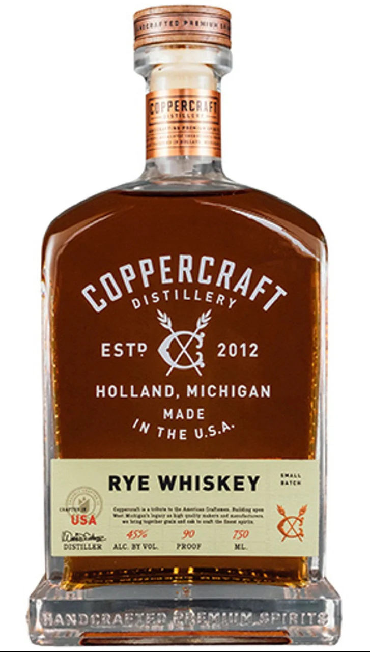 Coppercraft Straight Rye Whiskey