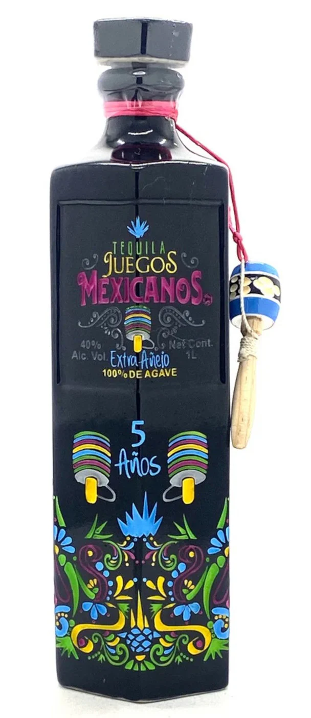 Tequila Juegos Mexicanos Extra Anejo 1 Liter