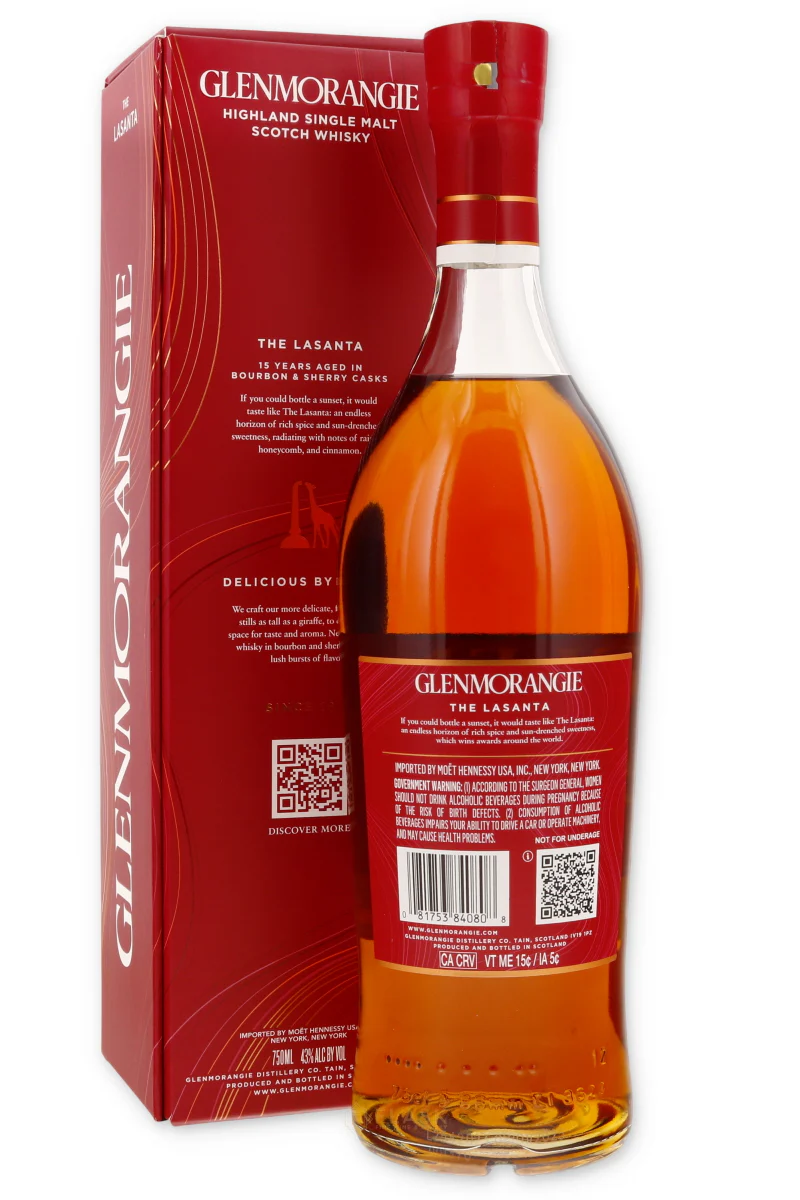 Glenmorangie The Lasanta 15 Year Aged Single Malt Scotch - Image 2