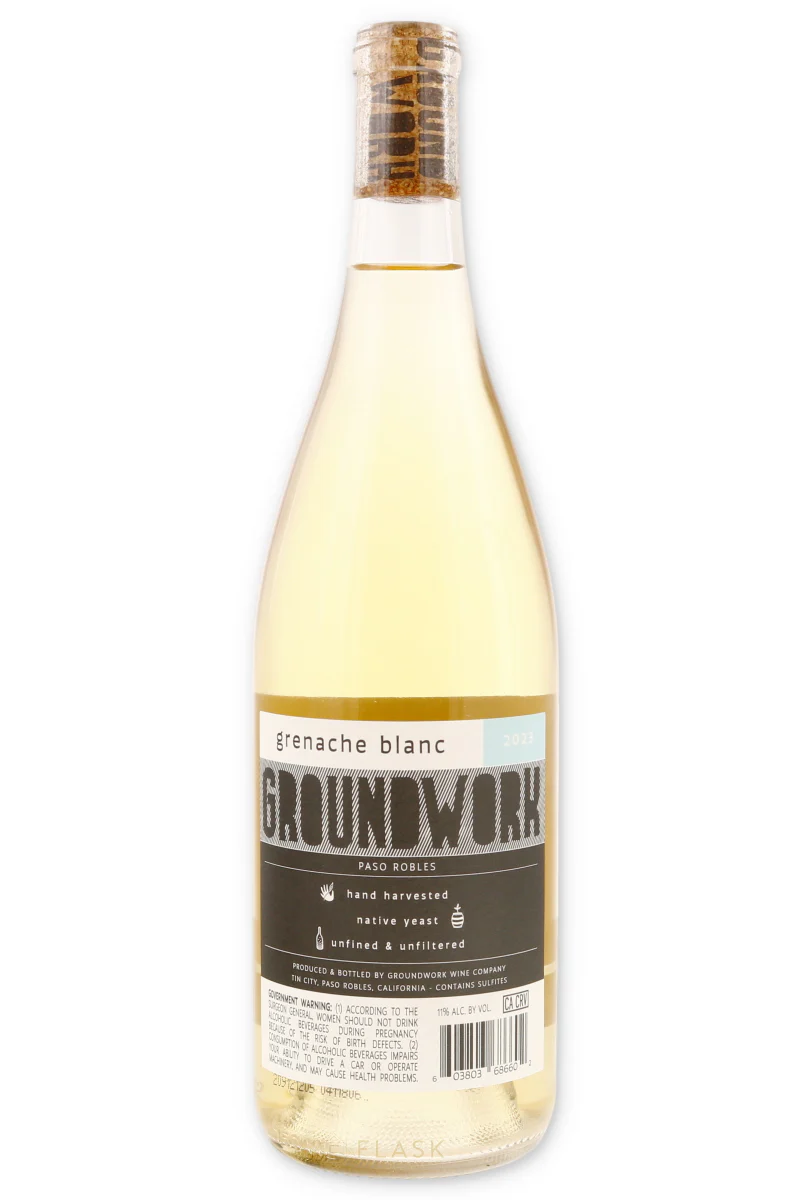 Groundwork Grenache Blanc Paso Robles 2023 - Image 2