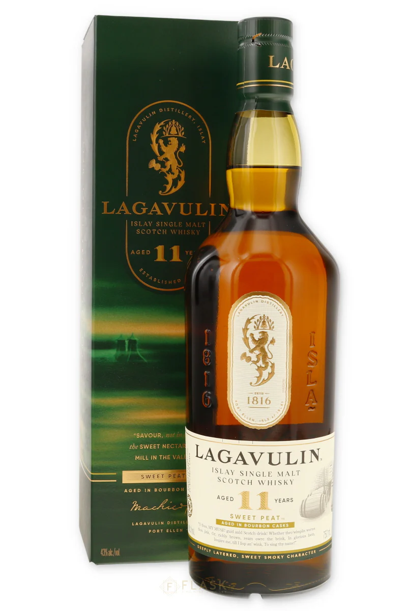Lagavulin 11 Year Old Sweet Peat Single Malt Whisky 750ml