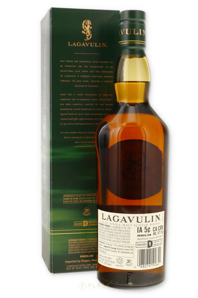 Lagavulin 11 Year Old Sweet Peat Single Malt Whisky 750ml - Image 2