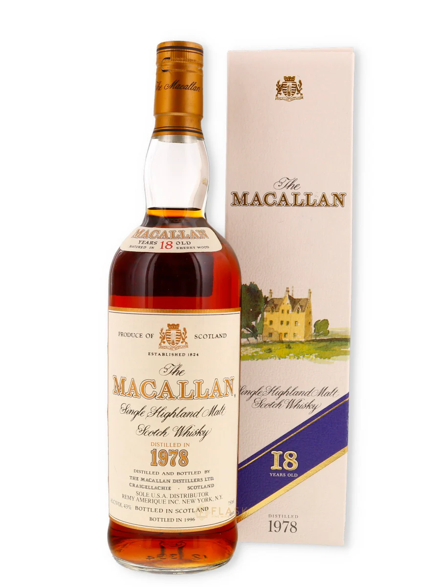 Macallan 18 Year Old 1978 Sherry Cask Single Malt, Original Box
