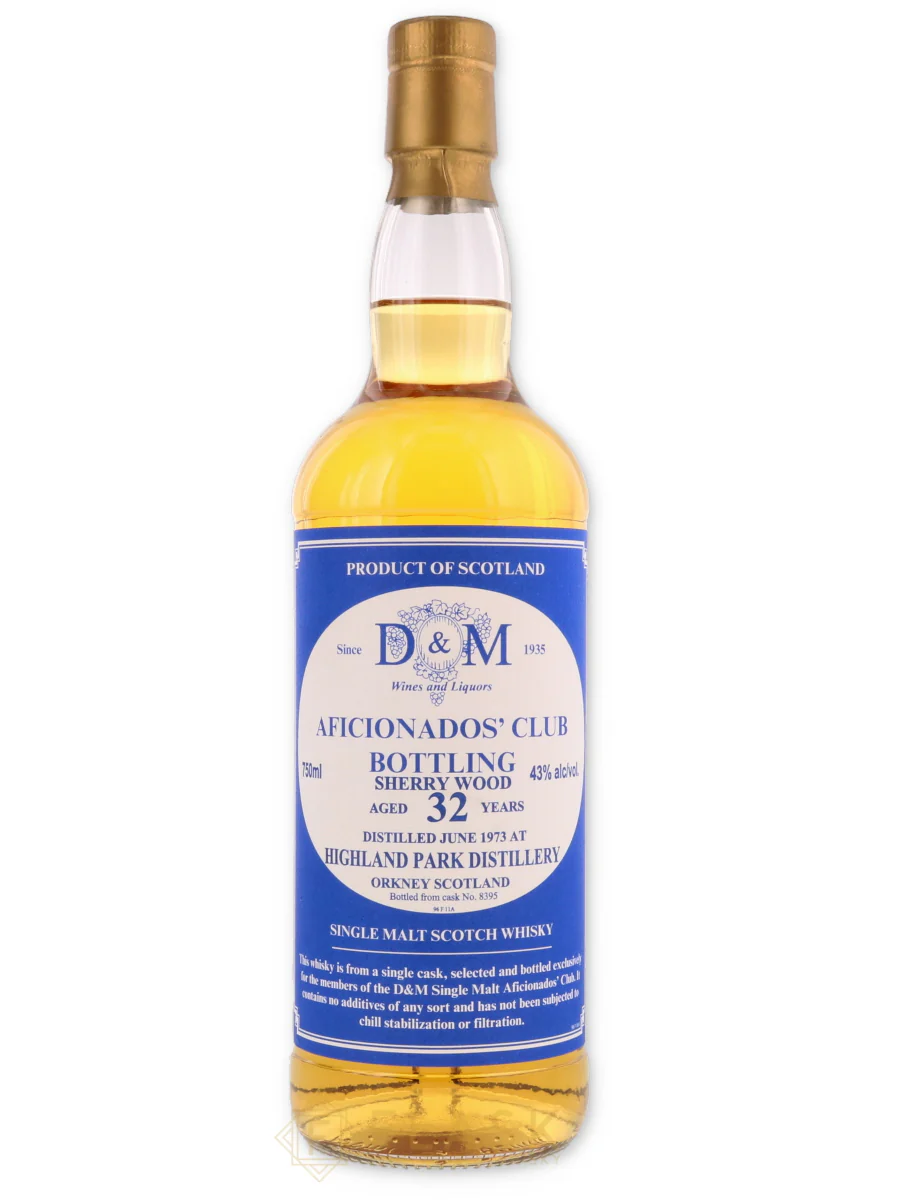 Highland Park 1973 32 Year Old Single Sherry Cask 8395 / Aficionados Club